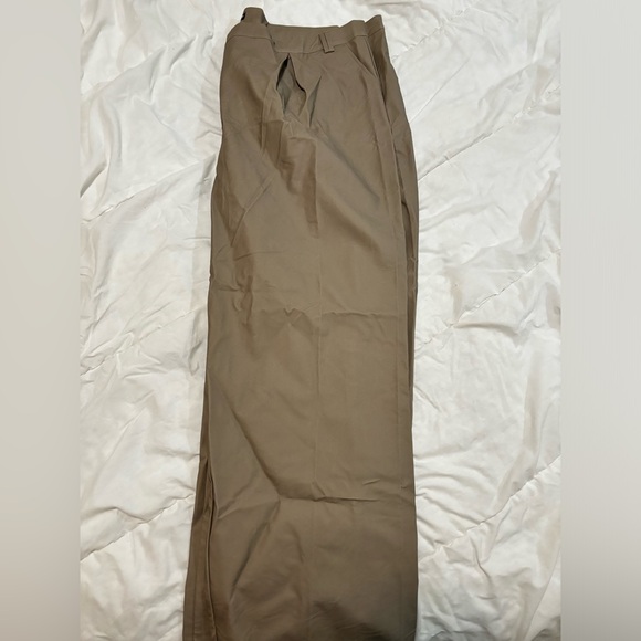 Faux leather wide leg trouser - Picture 3 of 6